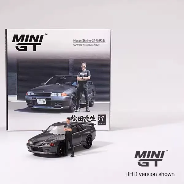 

MINIGT TSM 1:64 869 Skyline R32 Diecast Model Car