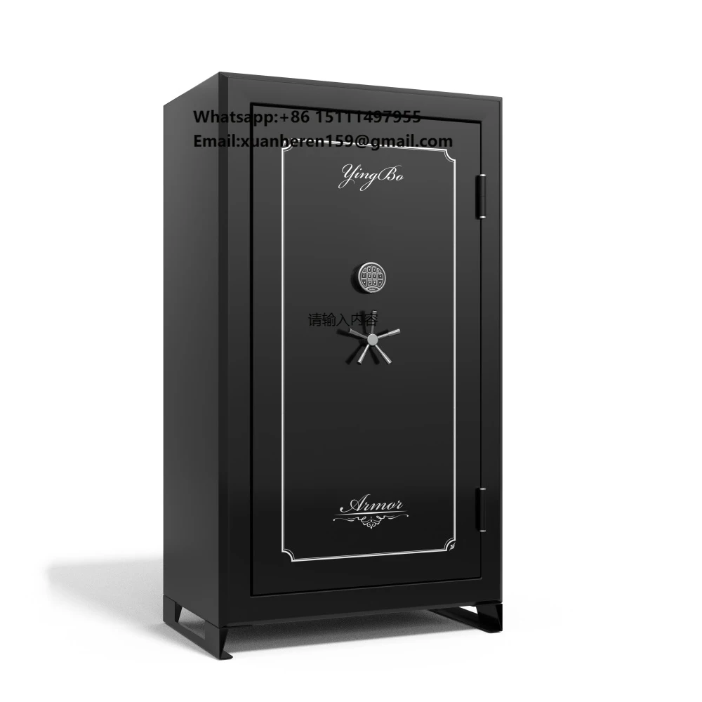 

Solid Steel Electronic Digital Lock Fireproof Gun Safe for Home Safety with Five-Spoke Handle-Wholesale