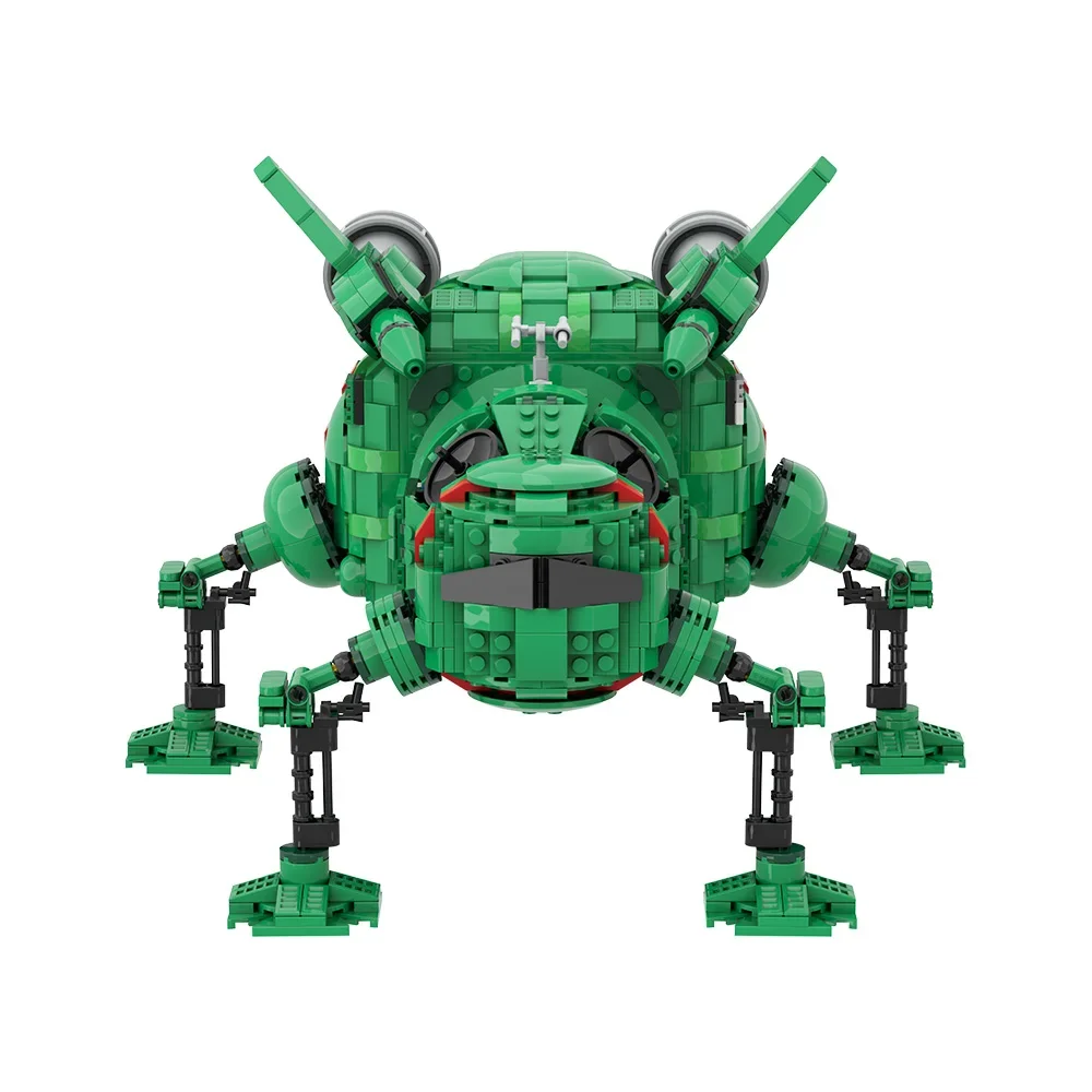MOC Sci-Fi Modello di Insetto Rosso Nano Starbugeds Building Blocks Modello Navegeria Astronave Mattoni Esplorazione Spaziale Giocattolo Regalo