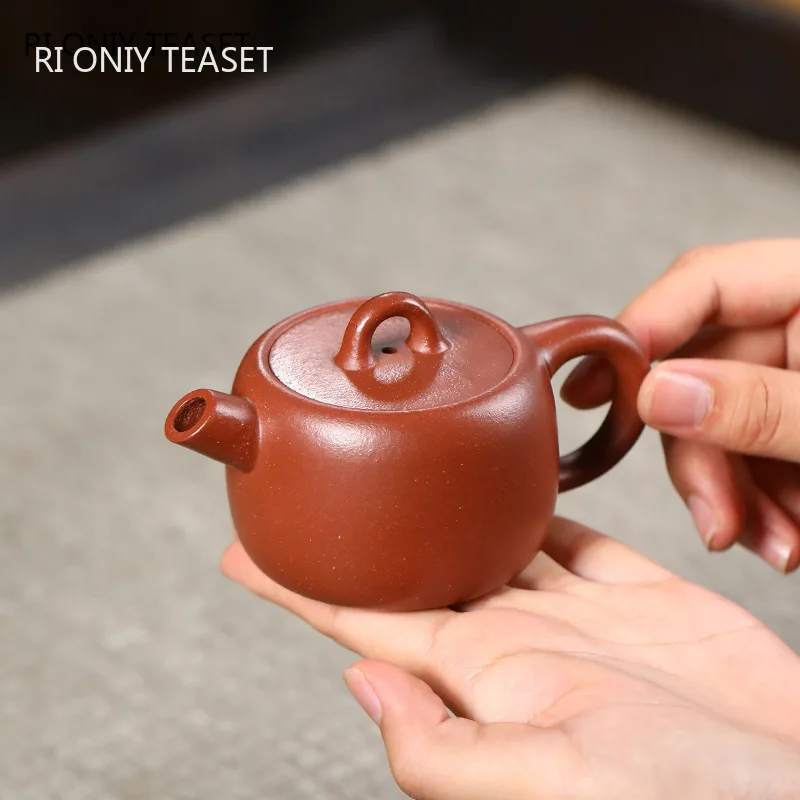 110ml Yixing Handmade Purple Clay Teapots Small Capacity Famous Tea Pot Teaware Beauty Kettle Chinese Authentic Zisha Tea Set