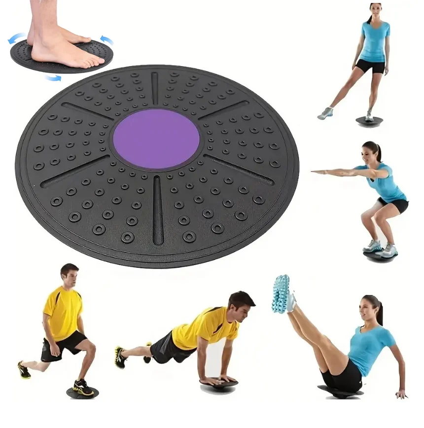 

Балансировочная доска для йоги, педаль для фитнеса, 360-градусный диск для скручивания талии, балансировочная доска, оборудование для сенсорной реабилитации