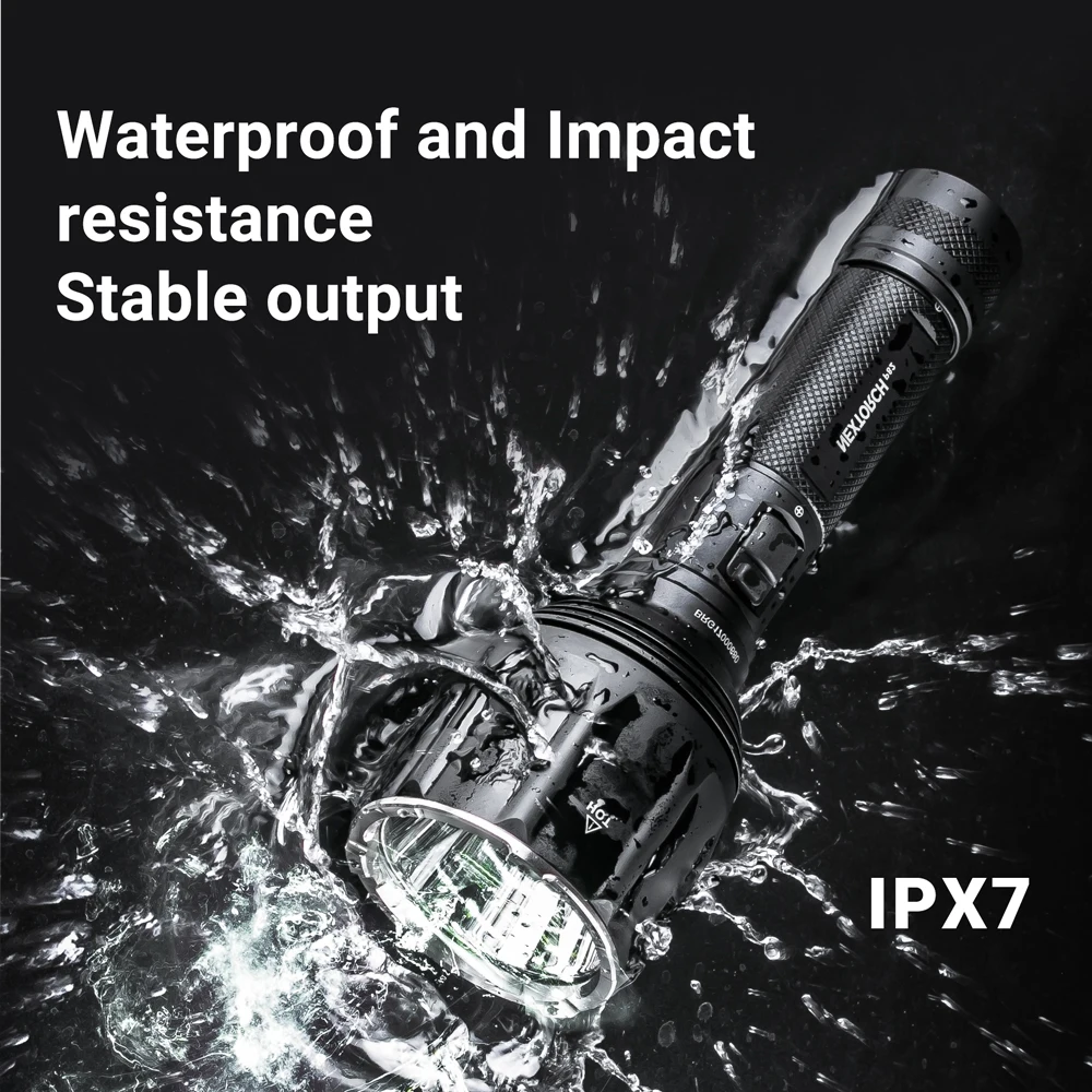 Rechargeable 1000 m Long Range Distance Torch Light  Outdoor Camping Tactical Flashlight Waterproof