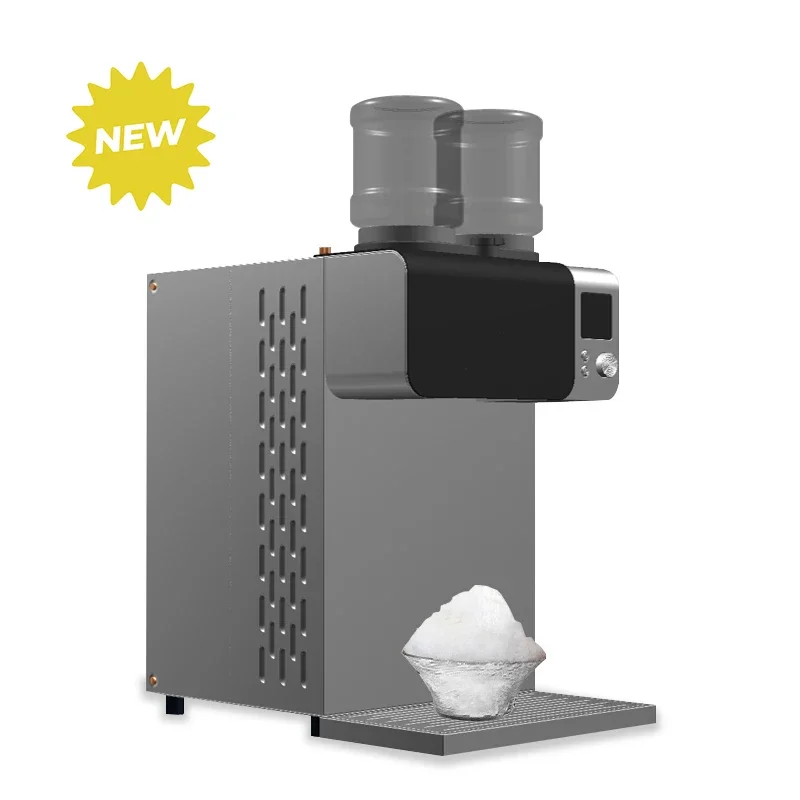 3 Seconds Quickly Make Edible Snowflake 250KG/Day Commercial Snowflake Machine For Coffee Shop Milk Tea Shop Bubble Tea Shop