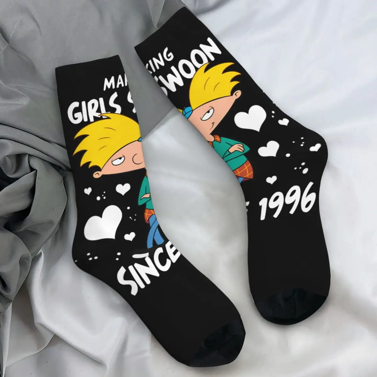 Hey Arnold Strümpfe Paar Paramount Socken Weiche Mode Socken Herbst Klettern Rutschfeste Design Socken Geschenk