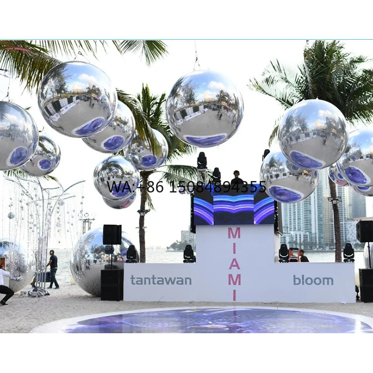 Big Shiny Bundle Inflatable Mirror Balls Available in Multiple Colors