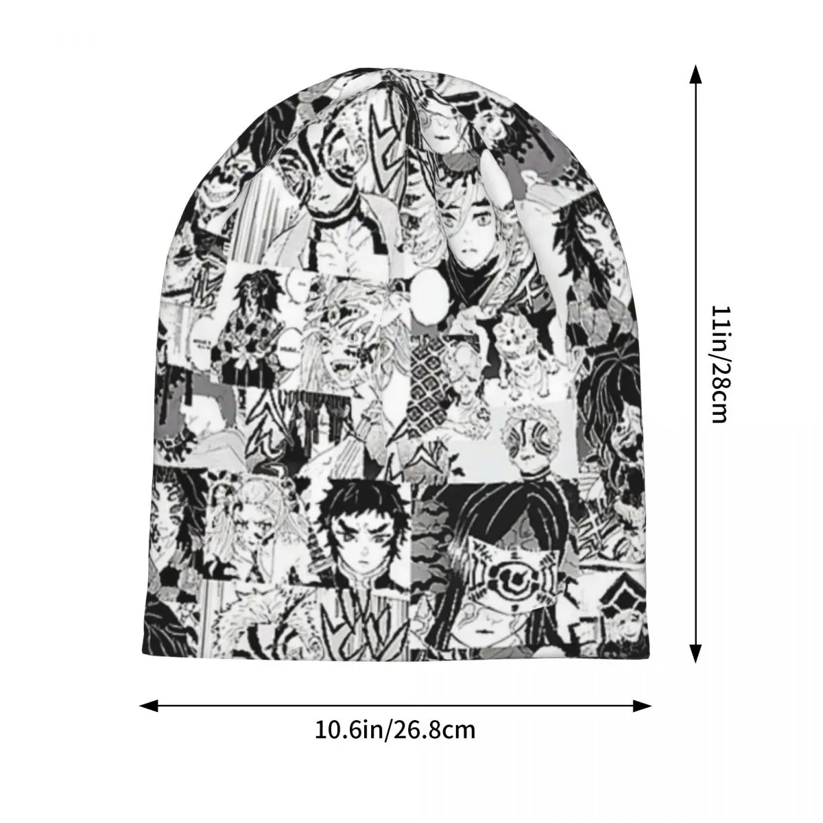 شيطان القاتل الشياطين نسخة Skullies قبعة صغيرة دافئة الخريف الشتاء في الهواء الطلق قبعة محبوك بونيه قبعات للرجال النساء الكبار