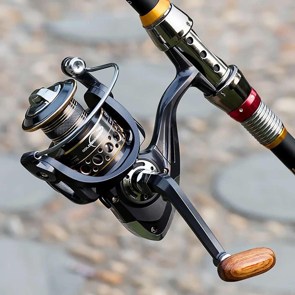 GHOTDA Ultralight Spinning Fishing Reel 2000-7000 Series Saltwater Jigging Wheel Left/Right Handle Max Drag 8KG for All Waters