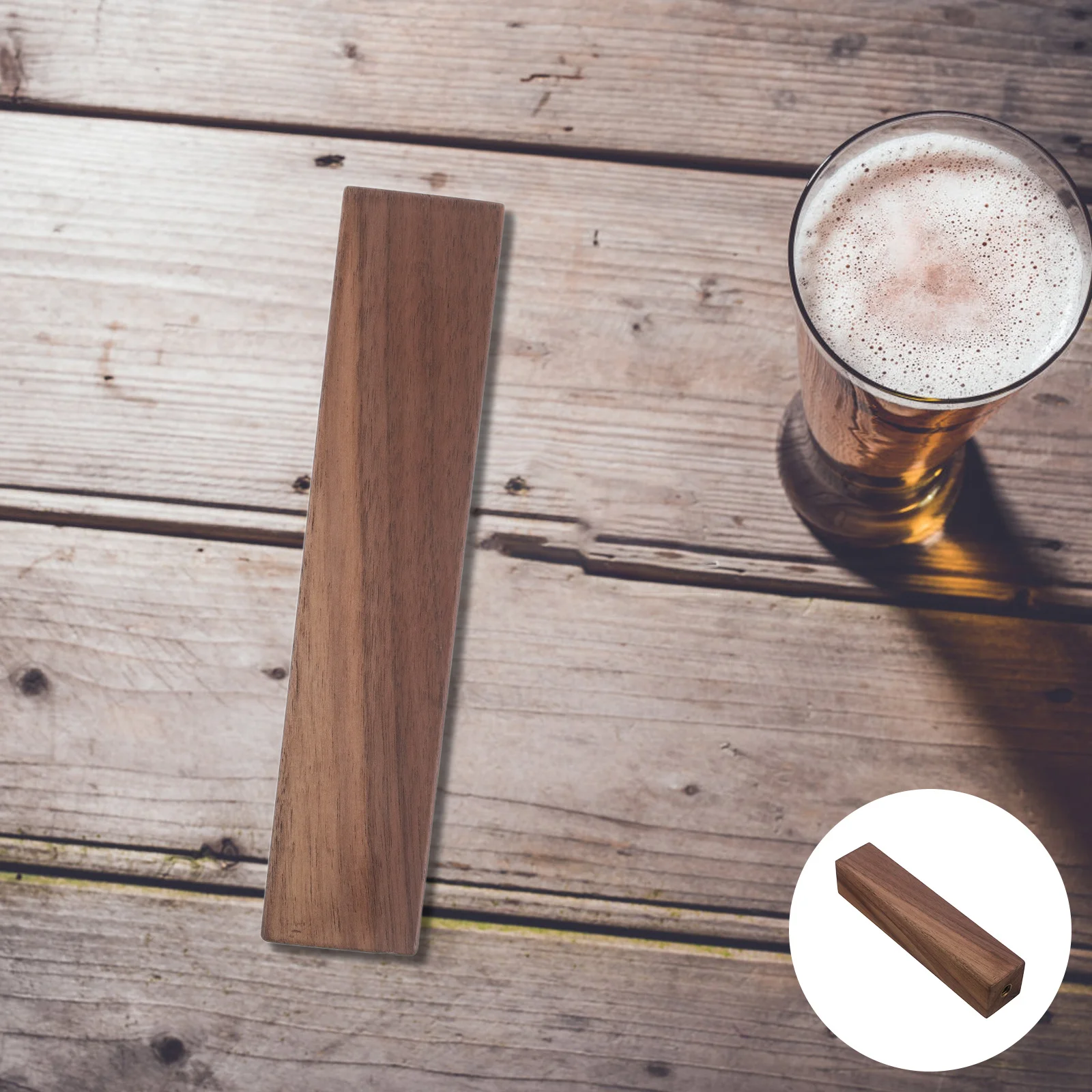 

Wooden Beer Tap Handle Walnut Classic Kegerator Faucet Knob Replacement Part for Home Bars Pubs Keg Handle Beer Pull Handles