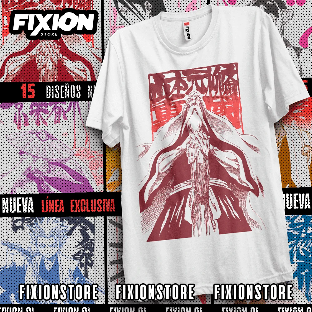 Bleach Colección Capitanes – Escuadron Anime T Shirt Manga Gift For Anime Lover All Size Cotton