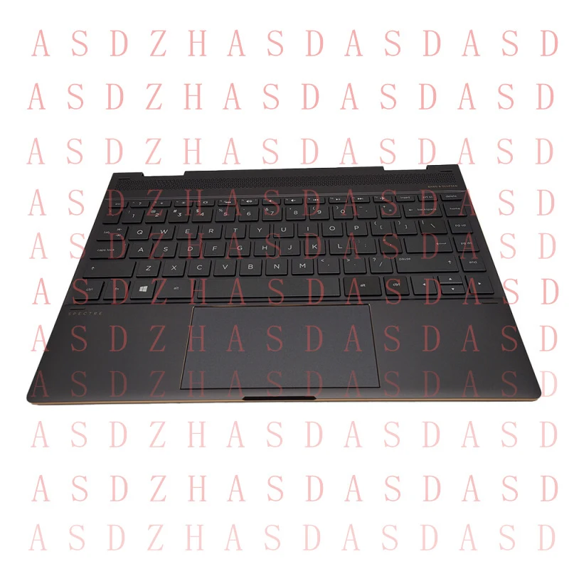 Z  New Brown Palmrest w/Backlit Keyboard For HP Spectre X360 13-AE 13.3