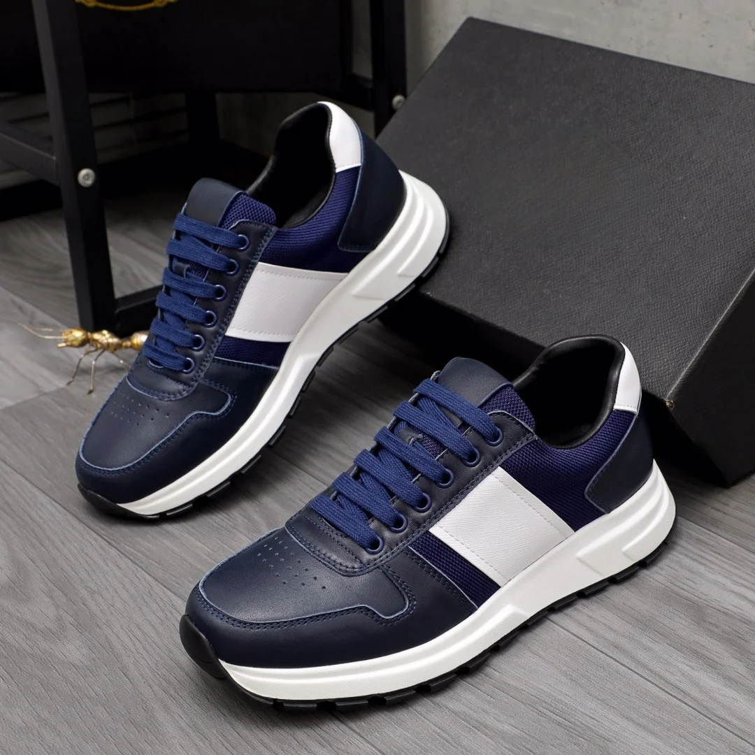 

Luxury Brand Casual Sneakers Feature A Premium Top-grain Cowhide Upper Sheepskin Lining Making Them Ideal for Outdoor Activities