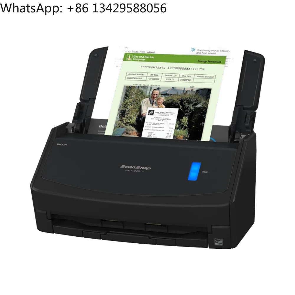 

Fujitsu IX1400 USB Color Scanner With Double-Sided Paper Feeding CIS Element Flatbed Design For Color Stock