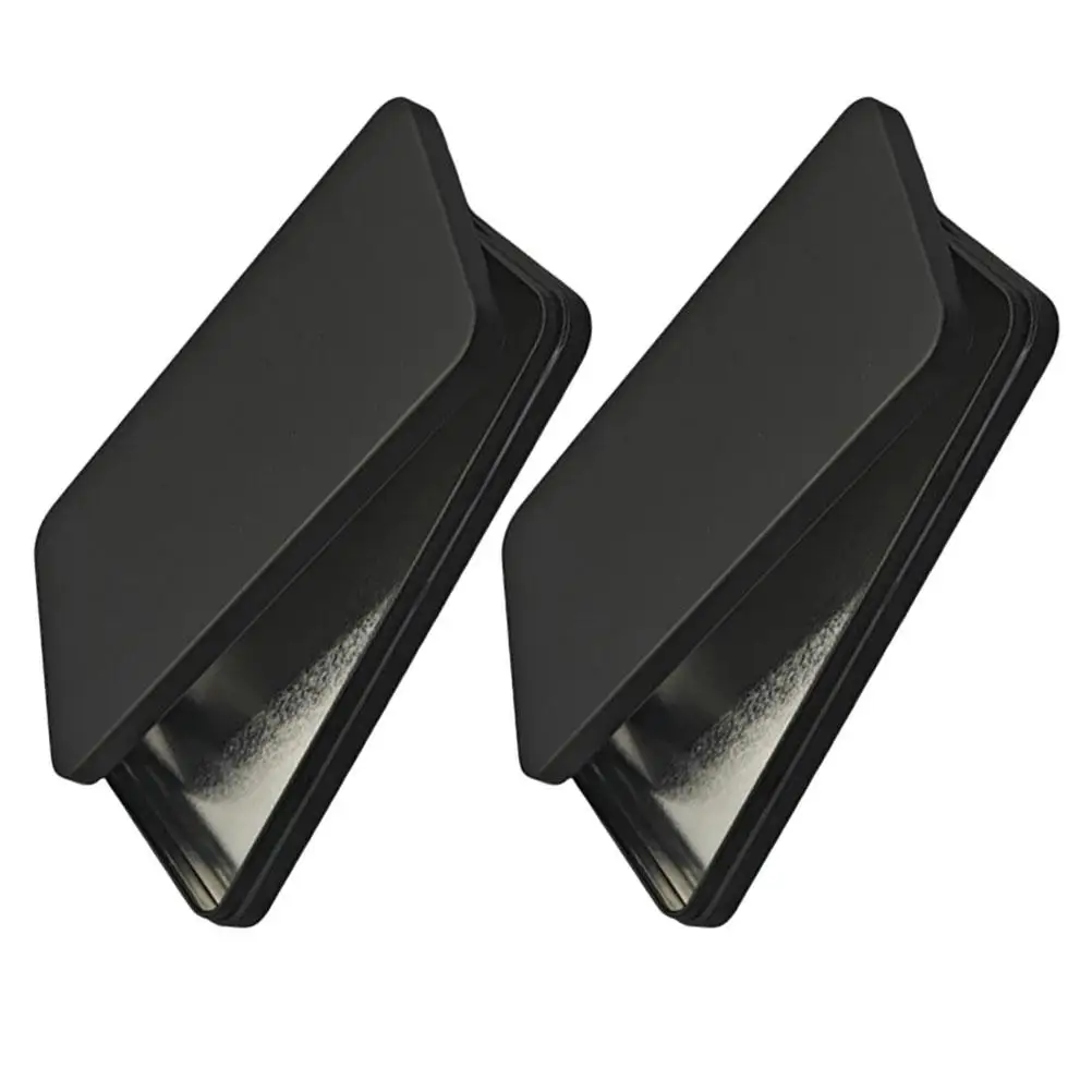 2 Pcs 숨겨진 돈 현금 상자 청구서 스탬프 홀더 Tinplate 트레이에 대 한 스토리지 주최자