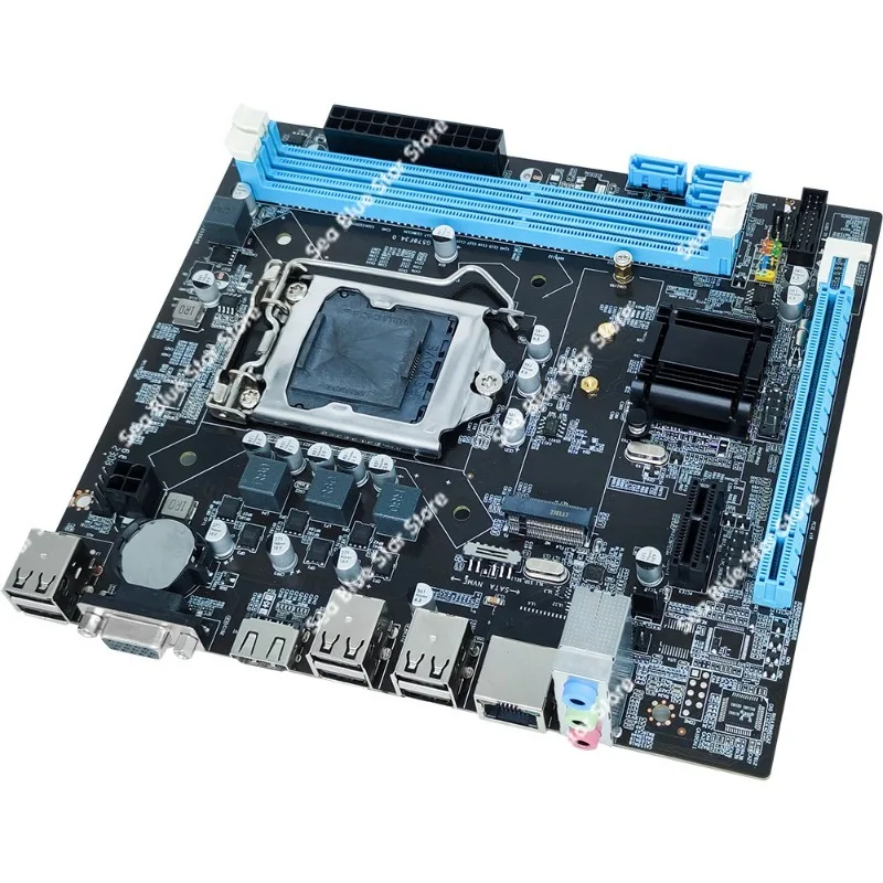 Nueva placa base H61 de 1155 pines para ordenadores de escritorio, compatible con la segunda generación de I3I5I7, placa base serial HDMI de alta definición