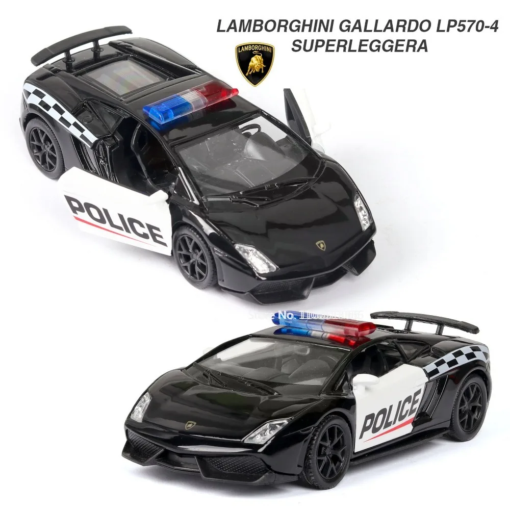 1:36 Ford Mustang Police Car Model Toy Alloy Diecasts Dodge Vehicles Model Simulation Car with Pull Back Collection Kids Gifts