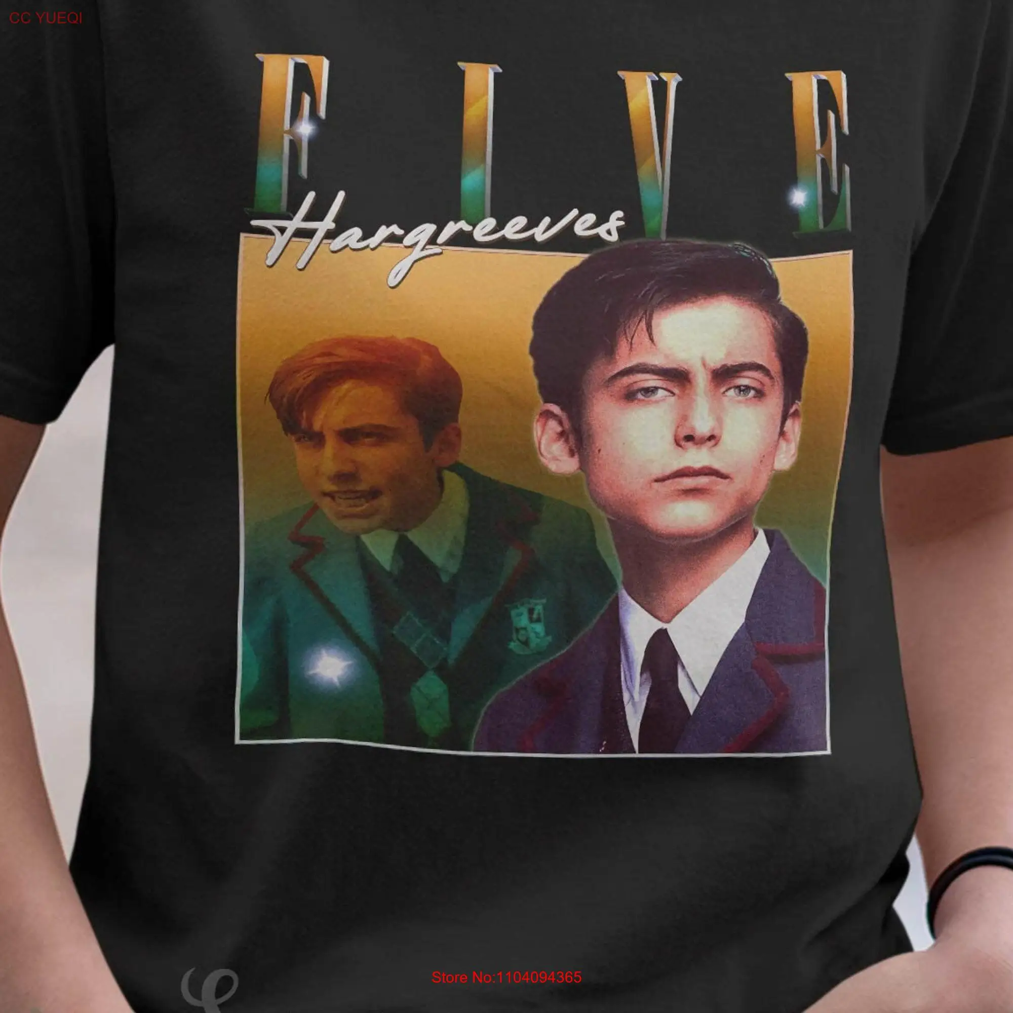 Five hargreeves shirt cool fan art t 90s poster design retro style 105 tee long or short sleeves