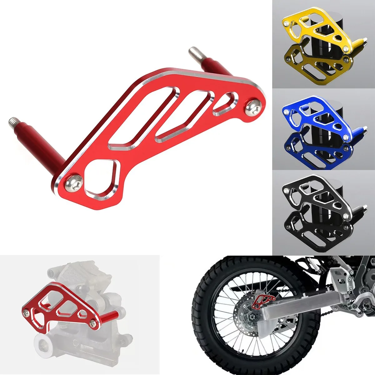 

3D CNC Rear Brake Caliper Guard Protect Cover For SUZUKI DR-Z400S 2000-2024 3D CNC Rear Brake Caliper Guard Protect Cover
