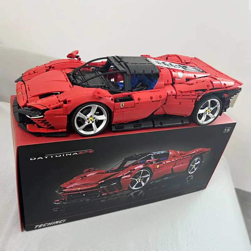 NEW 42143 Supercar Ferrari high tech Technical Daytona SP3 Model Building Block Sport Car Toys For Boys Girls Kids Birthday Gift