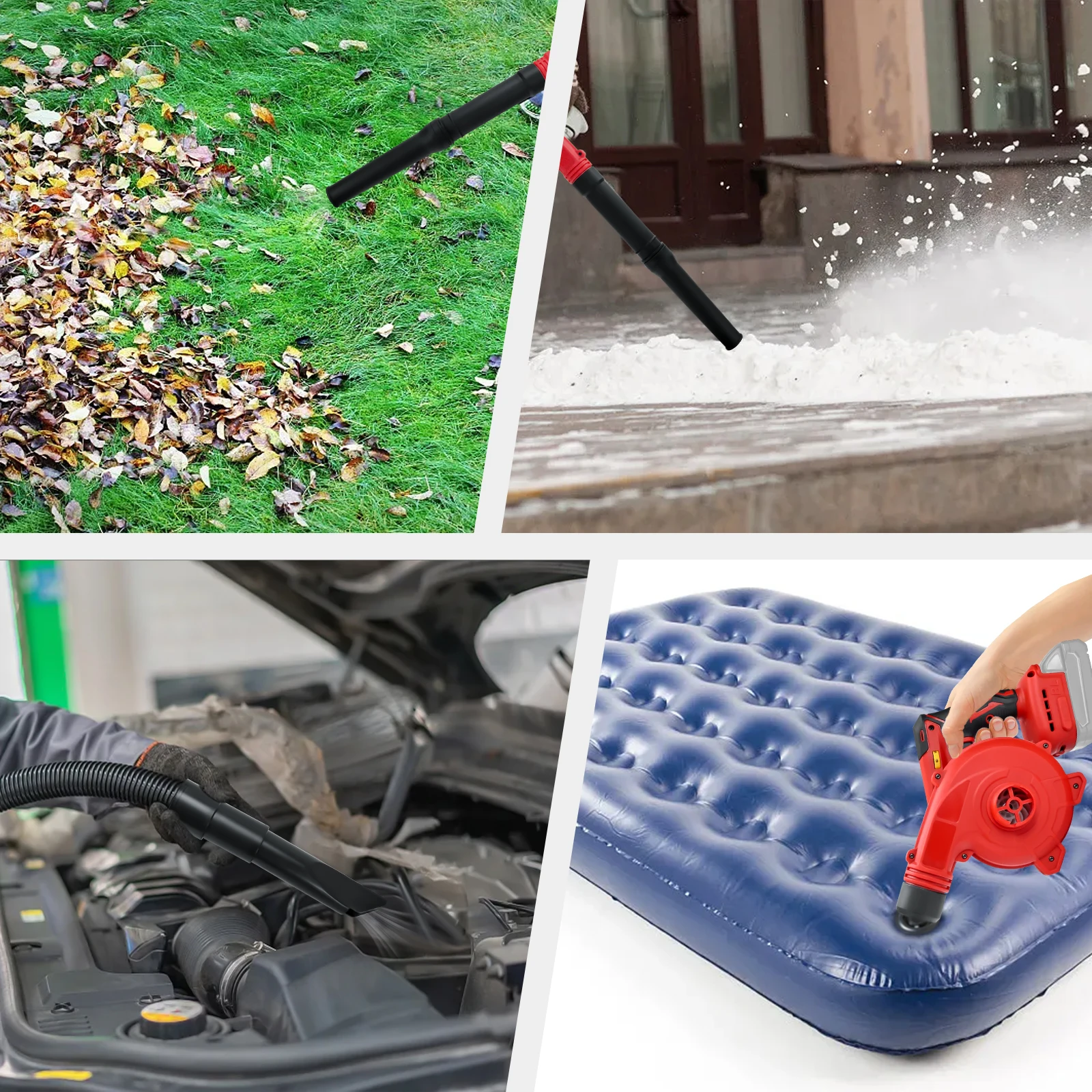 منفاخ أوراق شجر لاسلكي بدون فرش لبطارية ميلووكي 18 فولت 6 سرعات 180 ميجا في الساعة 2 في 1 منفاخ كهربائي ومكنسة كهربائية (بدون بطارية) #6