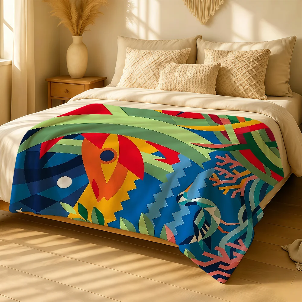 Singer Quevedo Blanket For Soft Warm Knee For Bedroom Living Room Bed Sofa Camping Picnic Office Gift