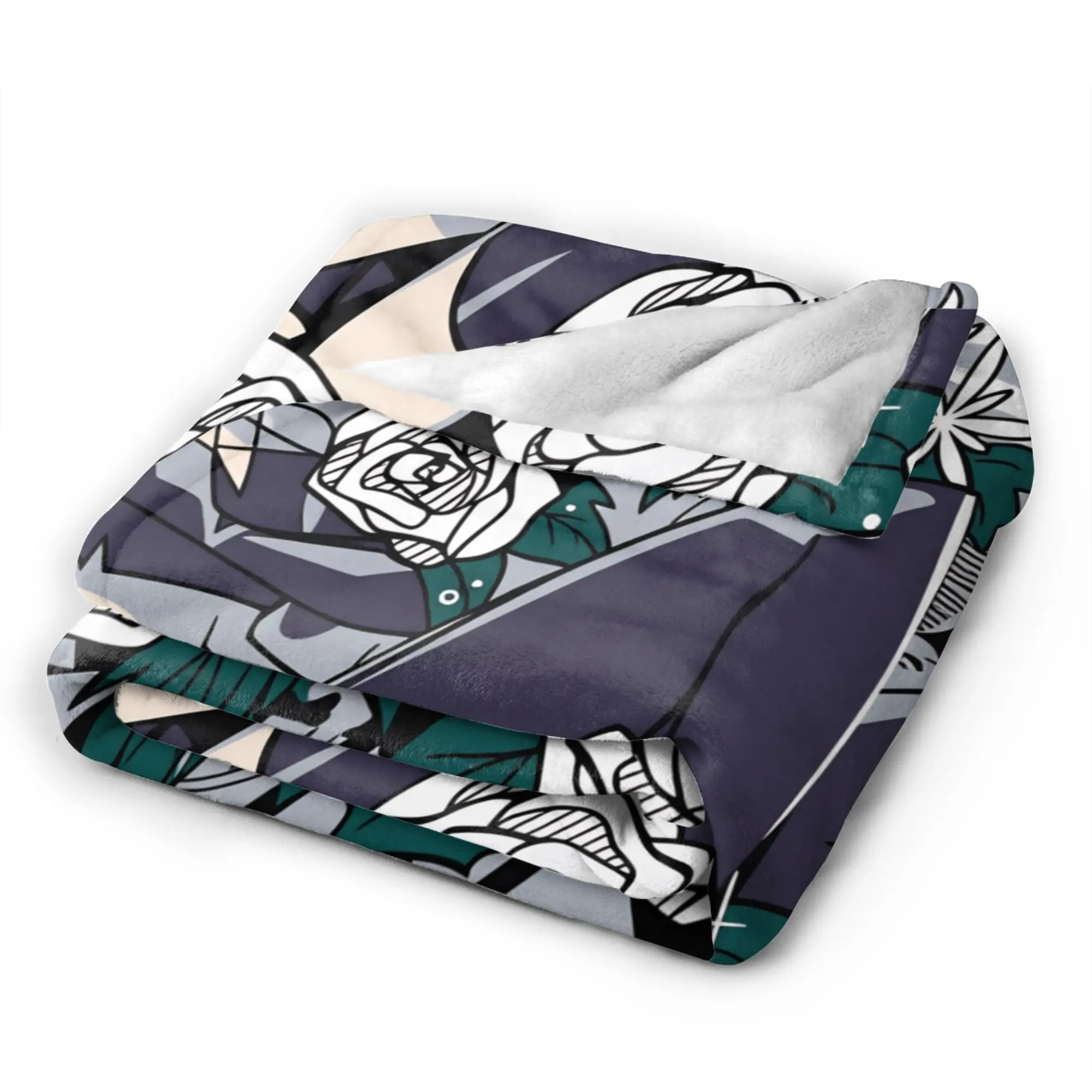 Anime Sexy Loona Blanket Quality Soft Helluva Boss Throw Blanket Winter Kids Home Decor Aesthetic Bedspread