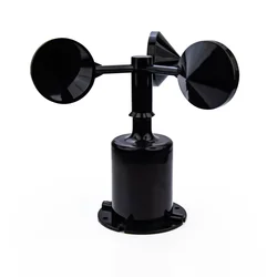 Polycarbonate wind speed sensor 10-30VDC output RS485 4-20mA 0-2V 0-5V 0-10V weather station outdoor three-cup wind speed sensor