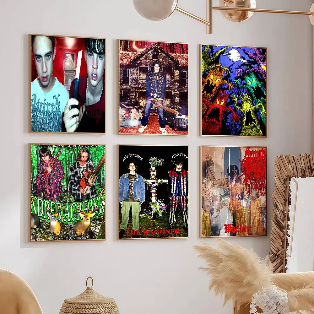Rapper S-Sematary Posters Dormitory Decorations Bedroom And Living Room Wall Murals Souvenirs