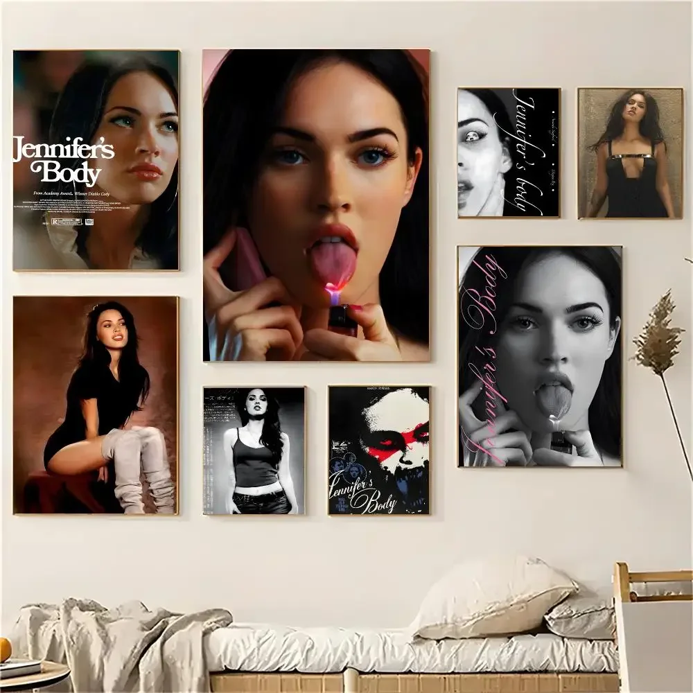Jennifer Body Poster Self-adhesive Living Room Bedroom Party Bar Decor Moisture-proof Fade-resistant HD