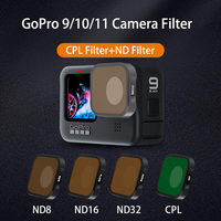 Walkingway CPL Filter Hero9ND8/16/32 Filter Set Motion Camera Macro Dimming Filter For gopro11/mini/10