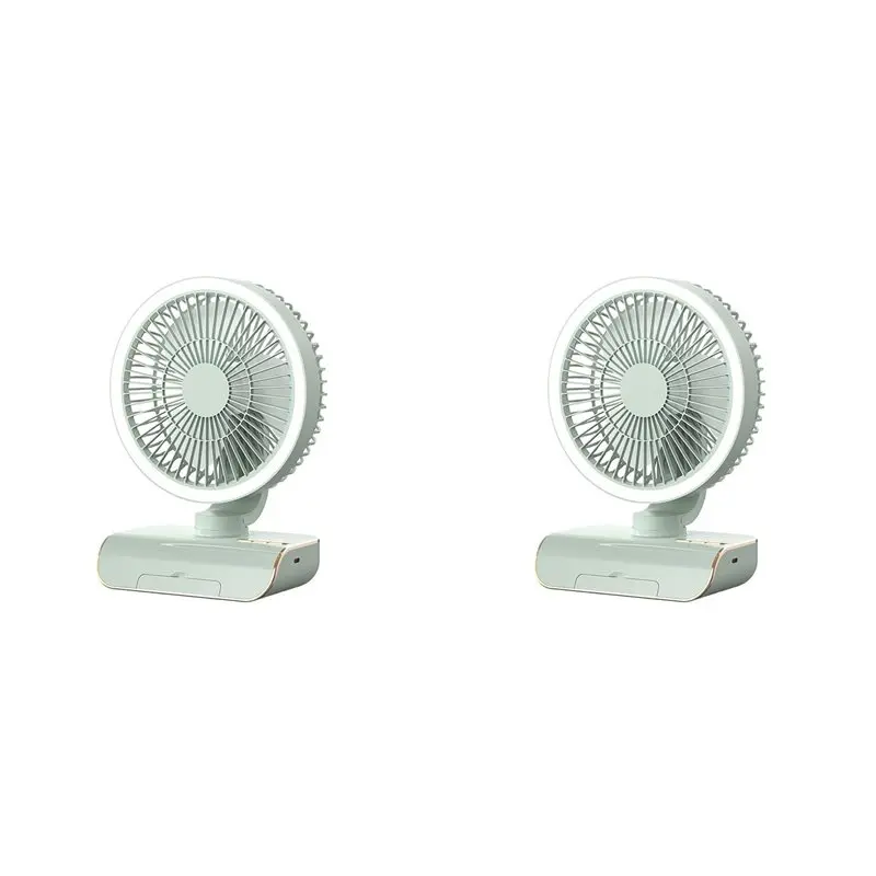 

Осциллирующий вентилятор ABUS-2X с 5 скоростями, персональный вентилятор с пультом дистанционного управления, перезаряжаемый, 4000 мАч, зеленый