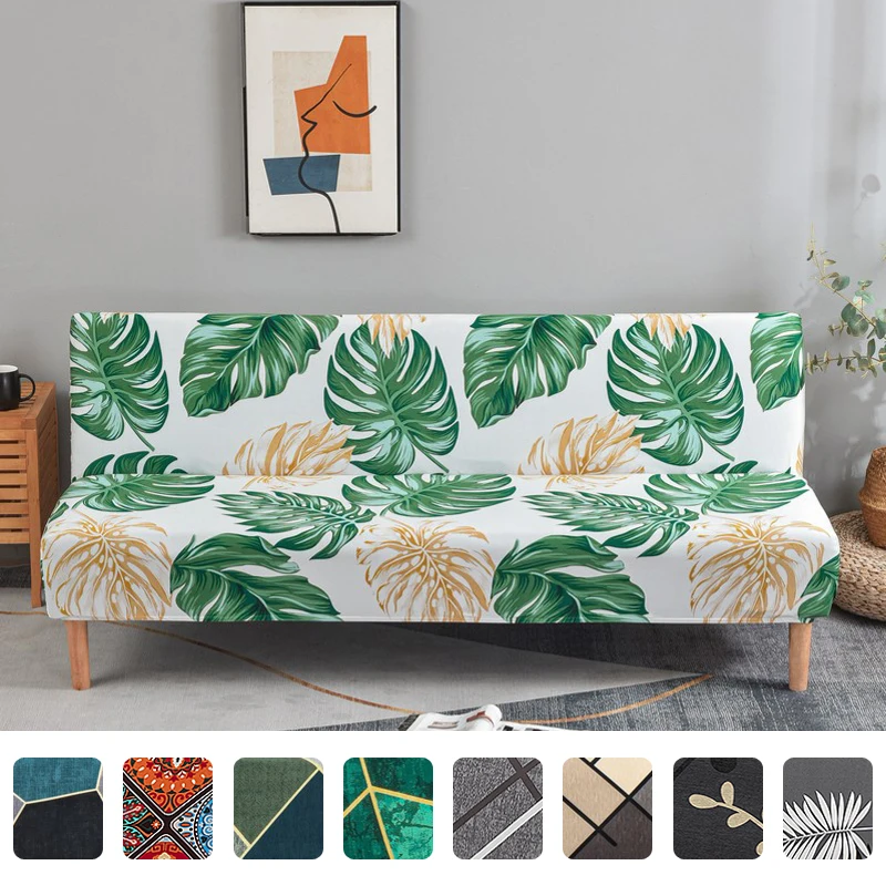 2024 new style folding sofa bed cover sofa covers spandex stretchdouble seat cover slipcovers for living room geometric print