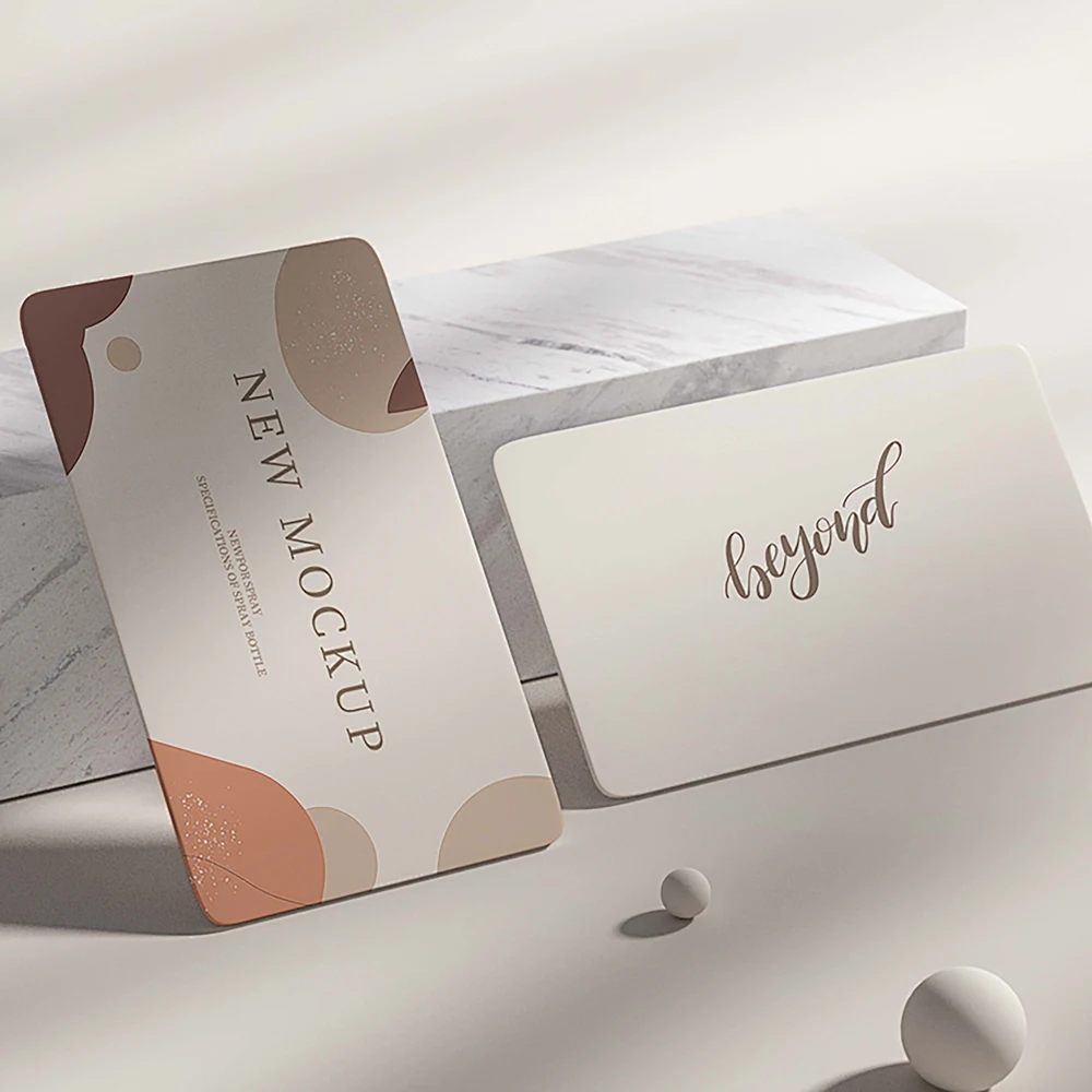 500 Personalisierte Logo-Visitenkarten Beidseitiger Vollfarbdruck Wasserfeste Geschäftskarten Dankeskarten Geschenkkarten