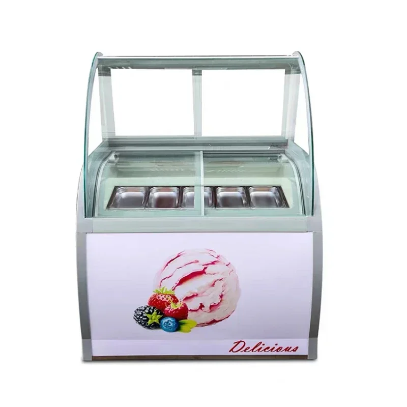 High-quality supermarket ice cream display freezer display commercial refrigerator ice cream