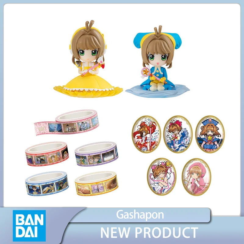 

BANDAI Cardcaptor Sakura Gashapon 25th Anniversary Collect ornaments Keepsake Pendant Action Figure Collection Model