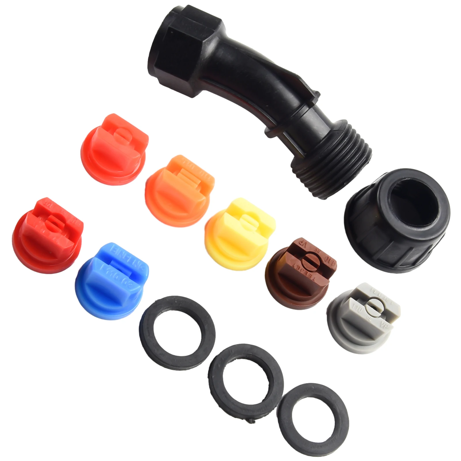 Spray Jet Spray Nozzle For Pressure Washer Parts 7pcs set Four Spray Modes Cooling Plastic Cleaning Multi Functional