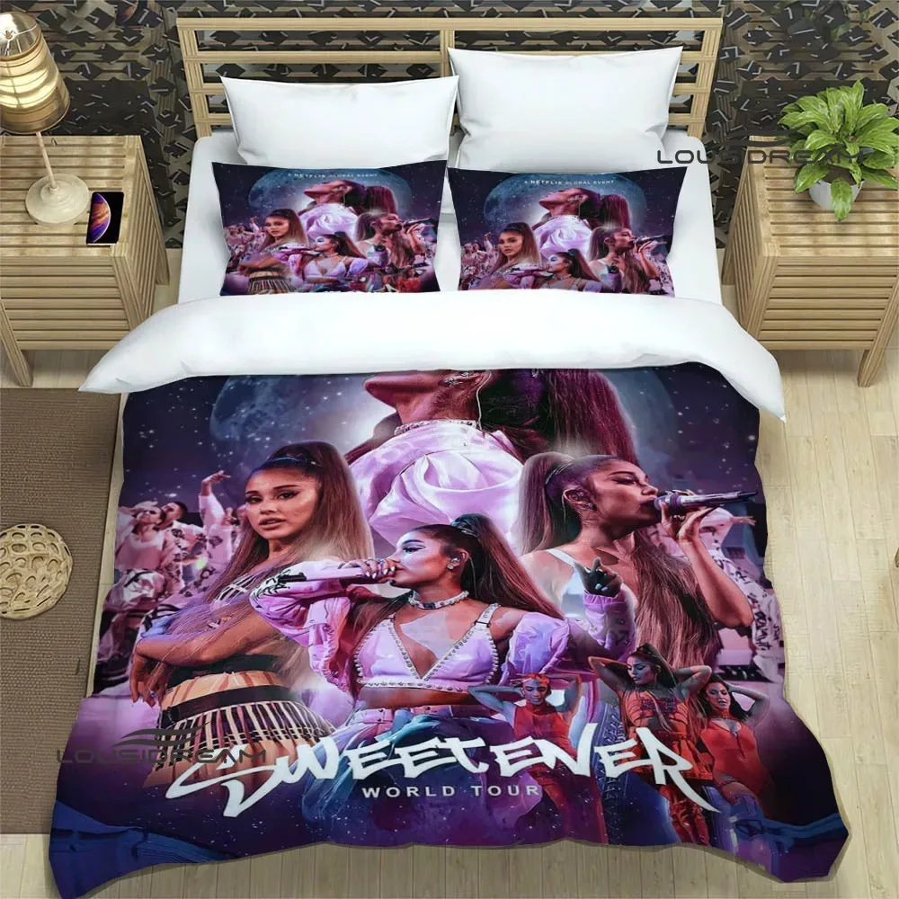 

Singer Ariana grande Bedding Sets exquisite bed supplies set duvet cover bed comforter set bedding set luxury birthday gift