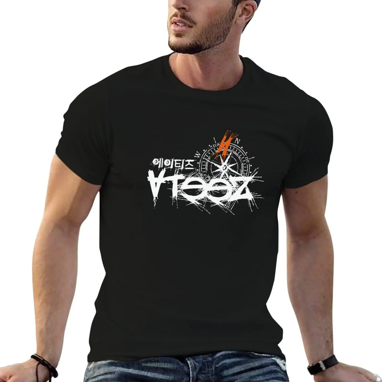 ATEEZ Graffiti Design I T-Shirt Minimalist Graphic Tee Shirt