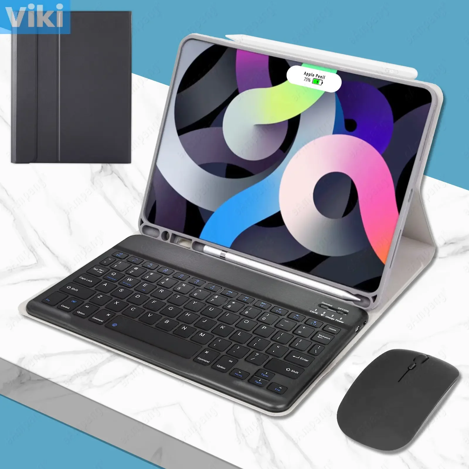 

For iPad 10.2 Keyboard Case Mouse iPad Pro 11 Air 4 10.9 Air 3 2 Pro 9.7 10.5 6th 7th 8th 9th 10th Gen 2021 2022 Russian Spanish