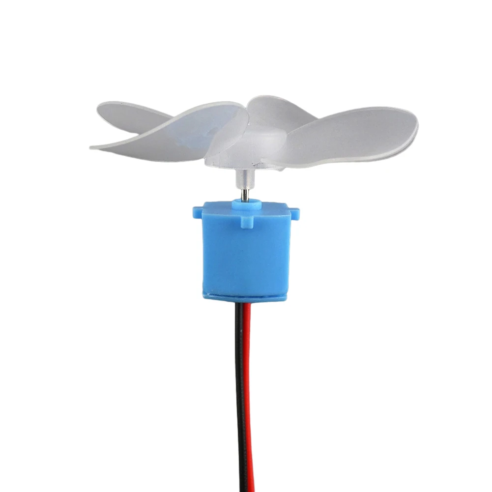 1set Wind Turbine Generator Kit Micro Student Experimental Teaching Handmade 3000rpm 0.1-12V 0.001-0.2A Wind Power Supplies