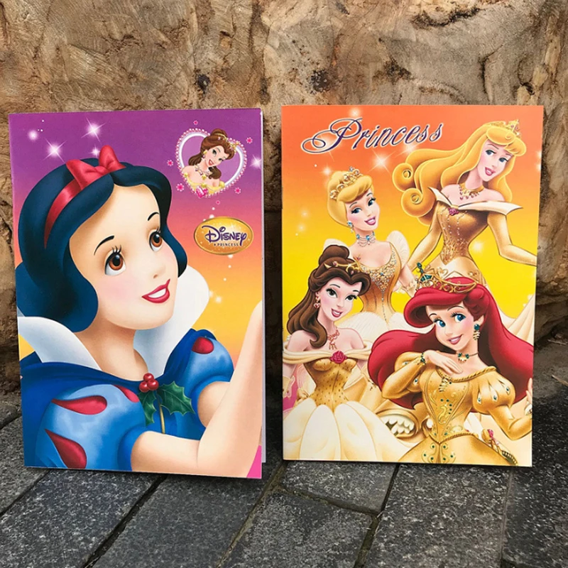 Disney Snow White Diary Horizontal Line Notebook Notepad Single Line High-Value Notebook Cute Office School Supplies Gift