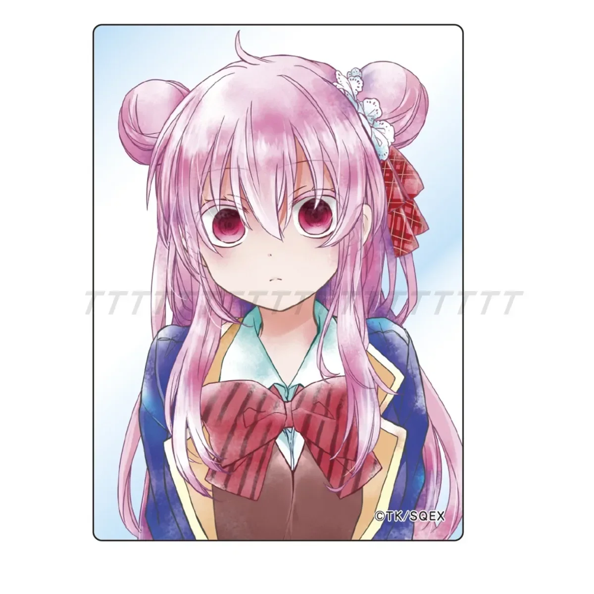 Game Matsuzaka Satou Koube Shio Acrylic Stand Mini Figure Doll Anime Keychain Keyring for Gift