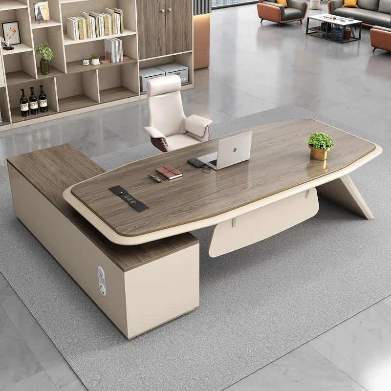 Boss President Chairperson Senior Sense Large Class Manager  Office Desk Chair Combination