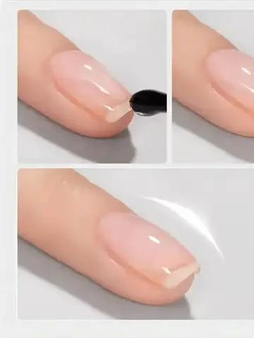 1/2pcs Base Coat Top Coat And Reinforcement For Nails,Long Lasting Clear Rubber Coat LED UV Strengthen Nails High Top Finish Gel