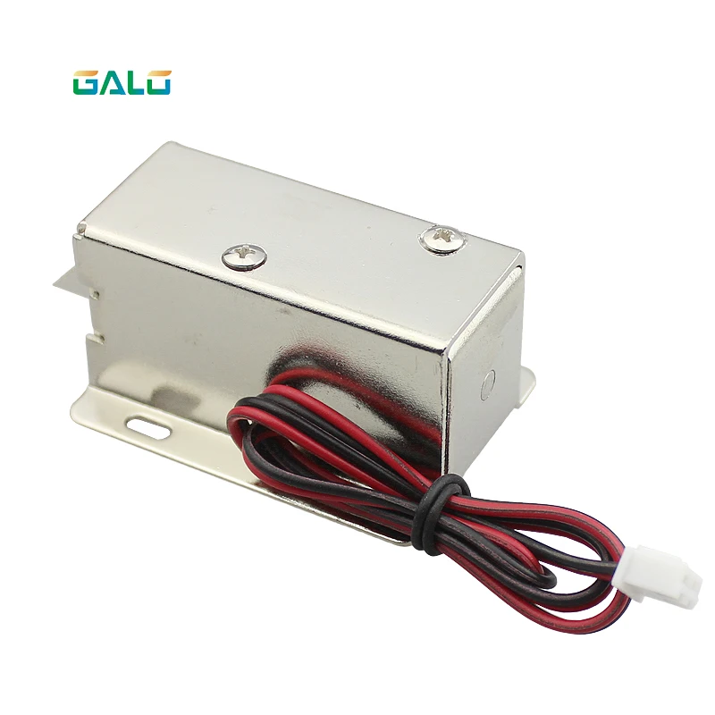 24V DC Mini Small Solenoid Lock Electromagnetic Electric Control Cabinet Drawer Lock Intelligent Auto Lock Home Improvement