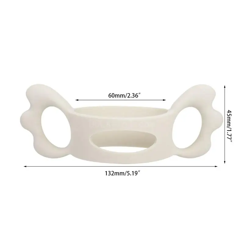 Soporte silicona para biberones, biberones fácil limpieza, mano fácil agarre para beber leche auxiliar