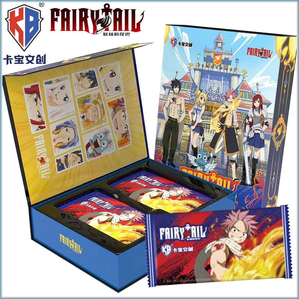 

Genuine KABAO Fairy Tail Collection Cards Gray Fullbuster Erza Scarlet Cool Hot Blooded Anime Peripheral Cards Birthday Toy Gift