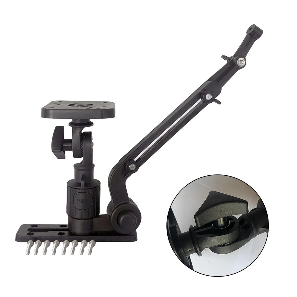 جزء قوس صياد السمك لقوارب الكاياك الصيد جبل قابل للتعديل المضادة للاهتزاز الكرة كم هيكل قاعدة قوس قابل للسحب مستقرة