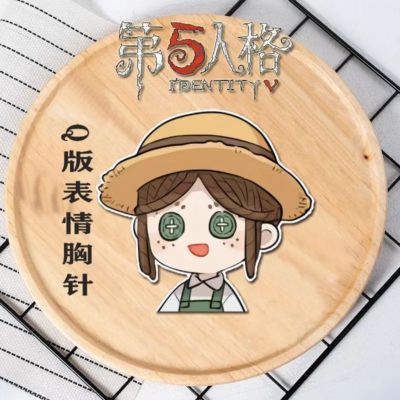 Identity V Emma Woods Fiona Gilman Anne Lester Orpheus Michiko Mary Anime Students Button Clothes Brooch Bag Backpack Badge Pins