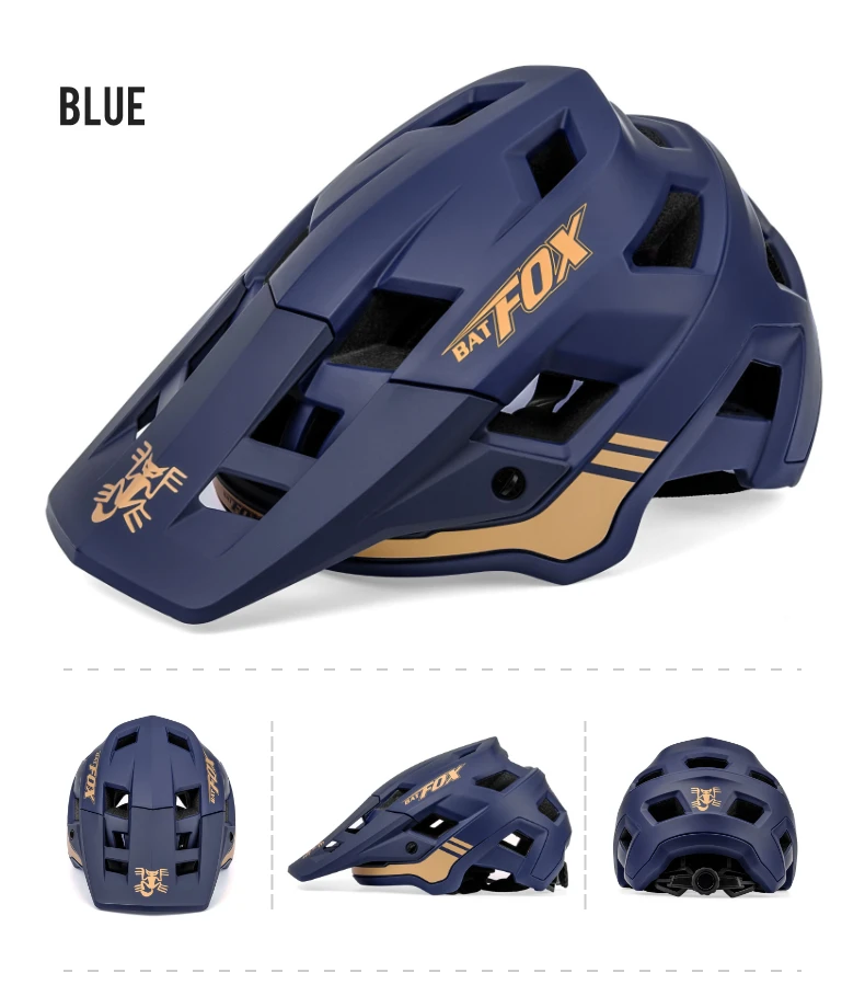 BATFOX Fahrradhelm MTB Casco Fahrradhelm Sicherheit Weiß Integral geformter Mountainbike-Helm für Männer Frauen Casco Bicicleta – Detail 11