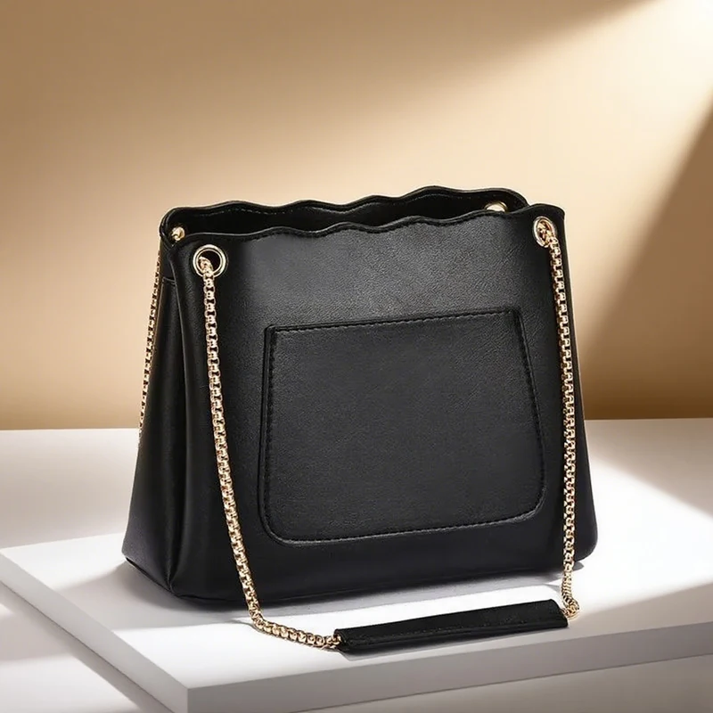 

New elegant and fashionable shoulder bag women's casual bag dual-use messenger bag Korean style chain bag
